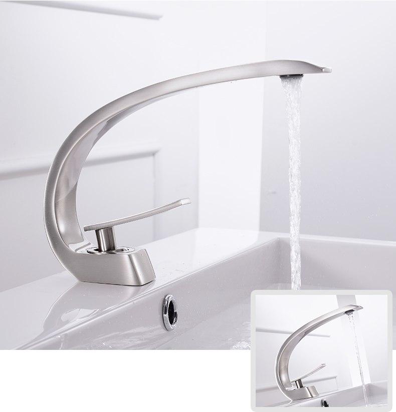 Modern Design Single Handle Basin Faucet
