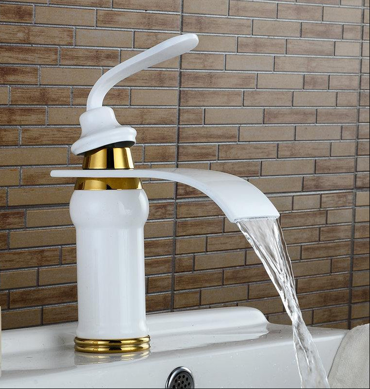 Vintage Brass Waterfall Faucet