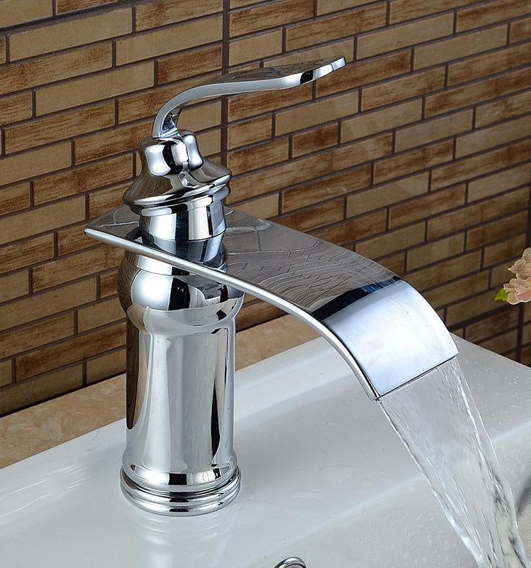 Vintage Brass Waterfall Faucet