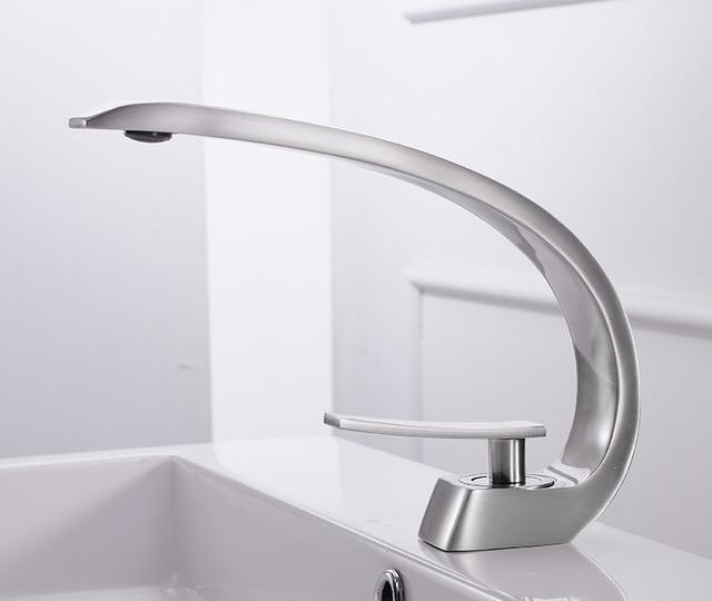 Modern Design Single Handle Basin Faucet